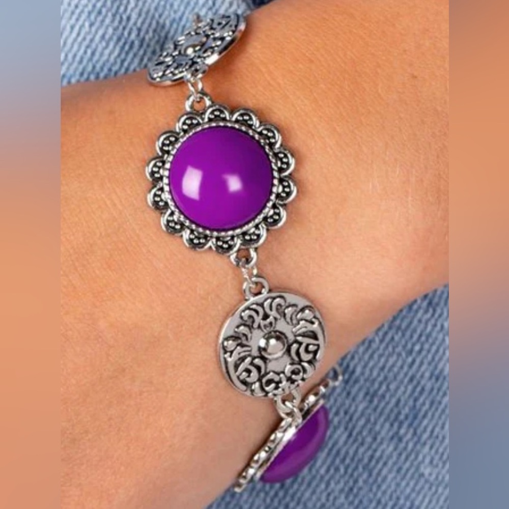 NEW Purple Poppy Bracelet